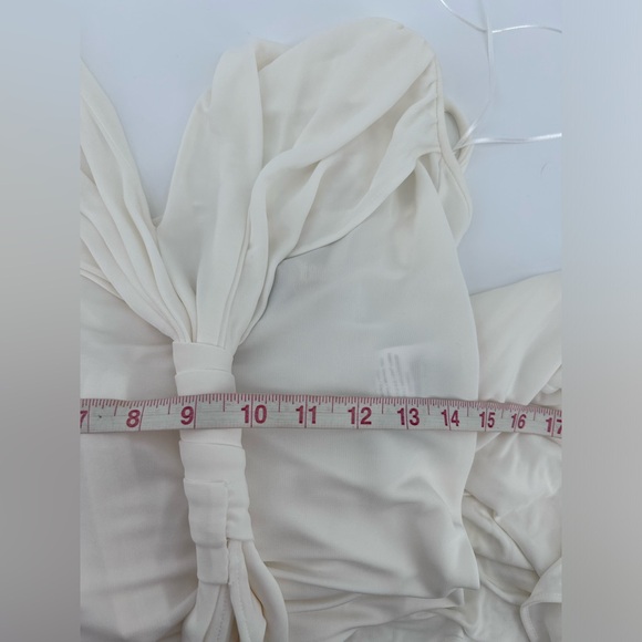 NWT Emilio Pucci White Knot Detail Sexy Wedding Dress Runway Gown US 10 IT 44 - Picture 14 of 16